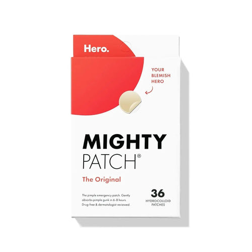 Fast-Acting Hydrocolloid Acne Patches - 36 Count for Quick Pimple & Whitehead Relief